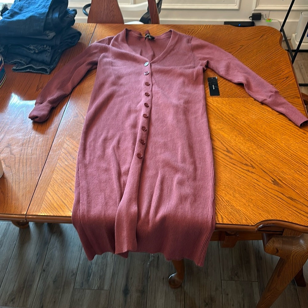 lulus purple sweater dress